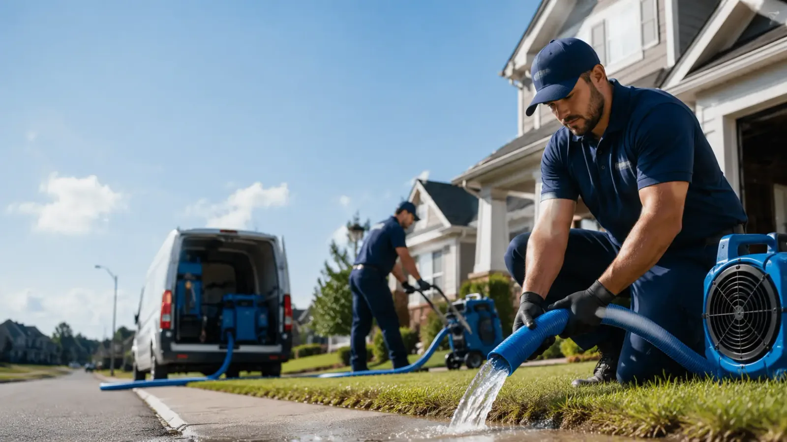 Flood Damage Restoration in New Blaine, AR